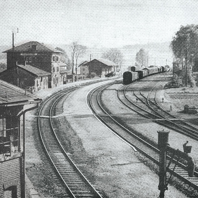 Bahnhof Marktschorgast | um 1955 | Quelle: Der Modelleisenbahner 11 / 1960