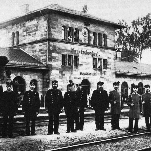 Bahnhofspersonal | um 1902 | Quelle: DB Museum Nürnberg