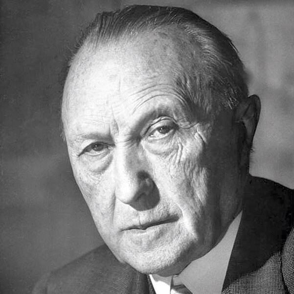 Konrad Adenauer, 1952 | Foto: Katherine Young | Bundesarchiv