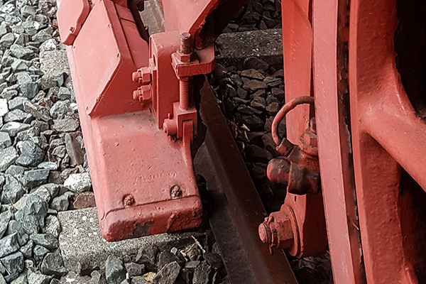 Close up of the locomotive 23-019