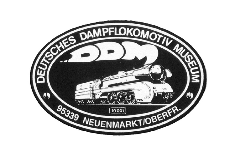 Logo of the Verein der Freunde des Deutschen Dampflokomotiv Museums Neuenmarkt e.V. (friends' association of the DDM Neuenmarkt)